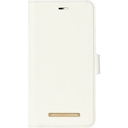 Onsala Mobile Wallet Saffiano Etui til iPhone 6/7/8 Plus - Hvid