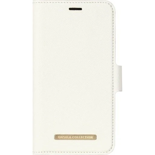 Onsala Mobile Wallet Saffiano White iPhone X/XS Etui