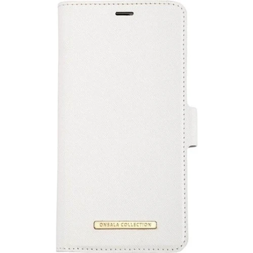 Onsala Wallet Case Saffiano White - iPhone 11 Pro Max