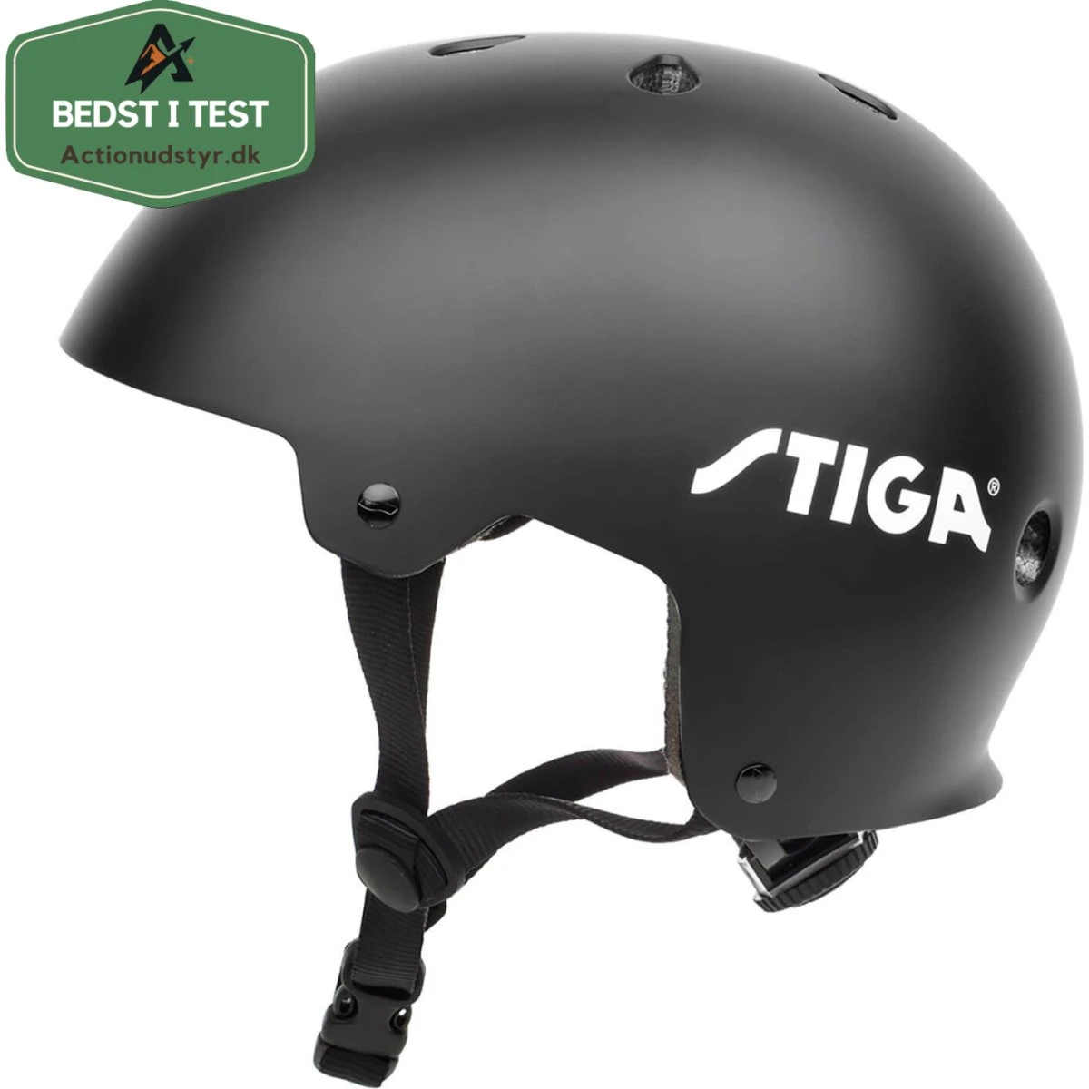 STIGA Street RS Hjelm - Sort - M (55-58 cm)