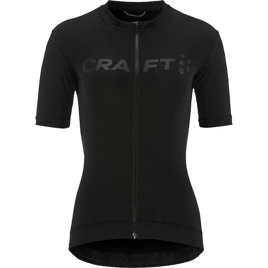 Craft Endur Logo cykeltrøje med korte ærmer til dame - Sort