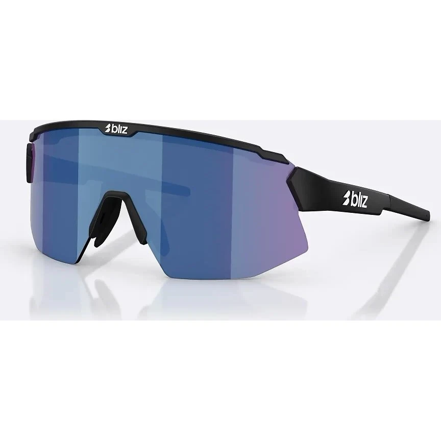 Bliz Breeze XL Cykelbriller - Matsort/Brun/Blue Multi + Orange