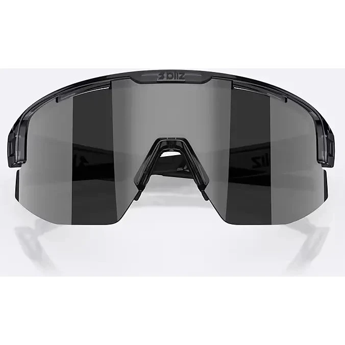 Bliz Matrix XX-Small cykelbriller - Crystal Black/Smoke/Silver Mirror