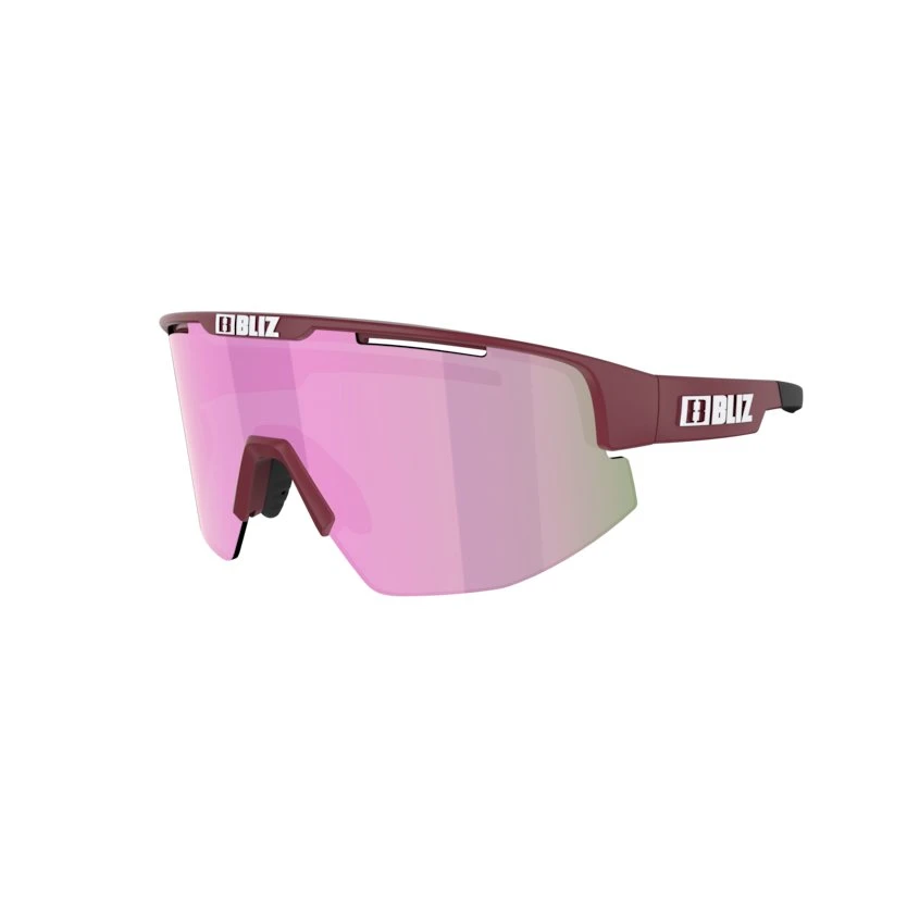 Bliz Matrix Small Cykelbriller - Rød med Pink Linse