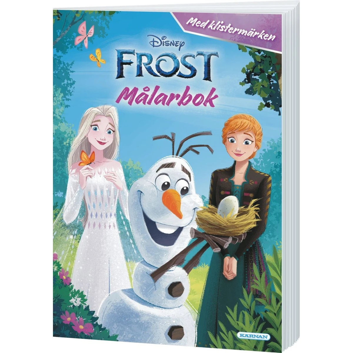 Disney Frozen Malebog med klistermærker, A4