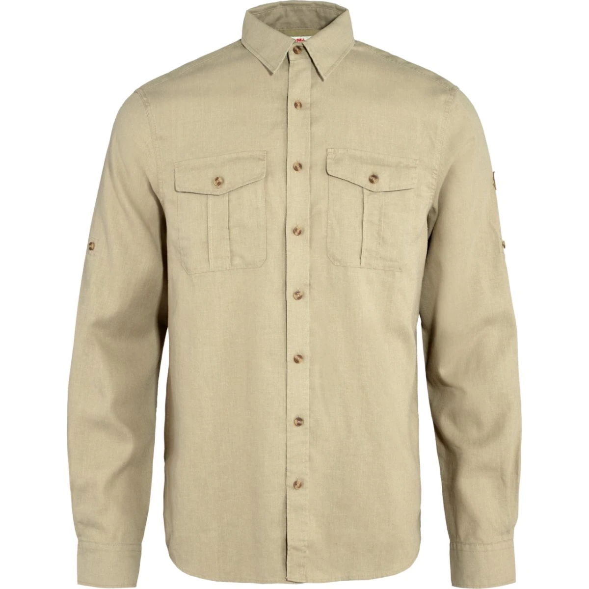 Fjällräven Övik Travel Shirt LS - Sand Stone, M