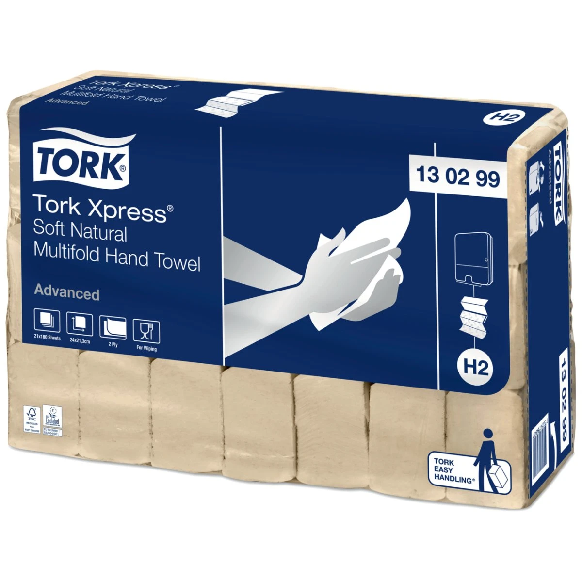 Tork Xpress Soft Håndklædeark H2 - Multifold Natur