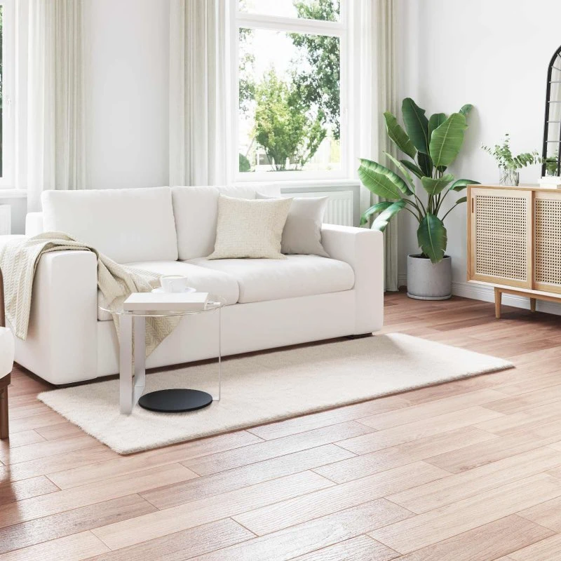 Falsk Kaninpels Tæppe Olite 80x200 cm – Creme