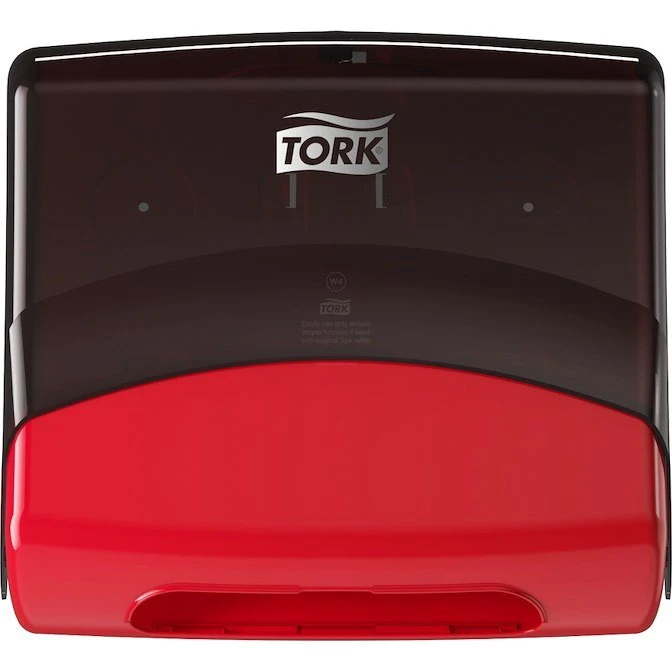 Tork Top-Pak Dispenser W4 Rød/Sort