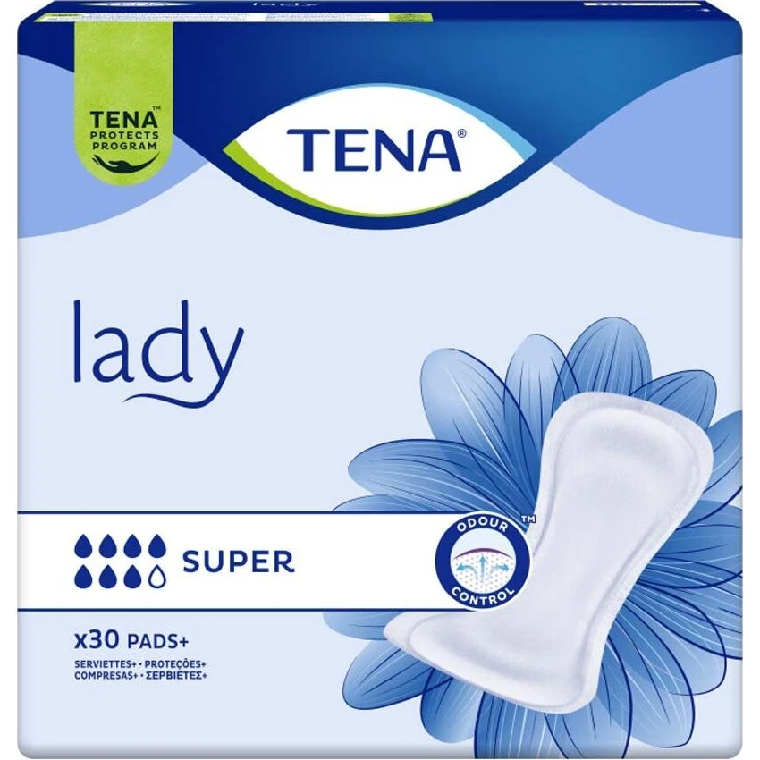 TENA Lady Super inkontinensbind, 30 stk.