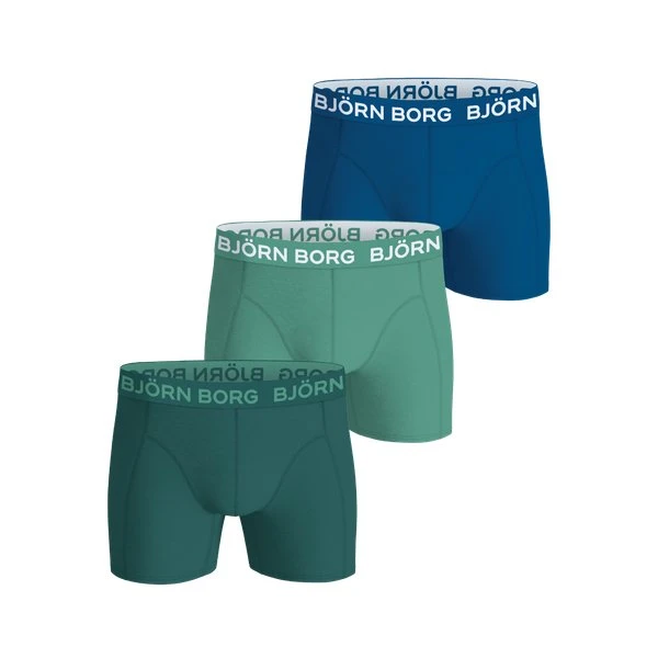 Björn Borg Cotton Stretch Boxers 3-pak, Blå, XL