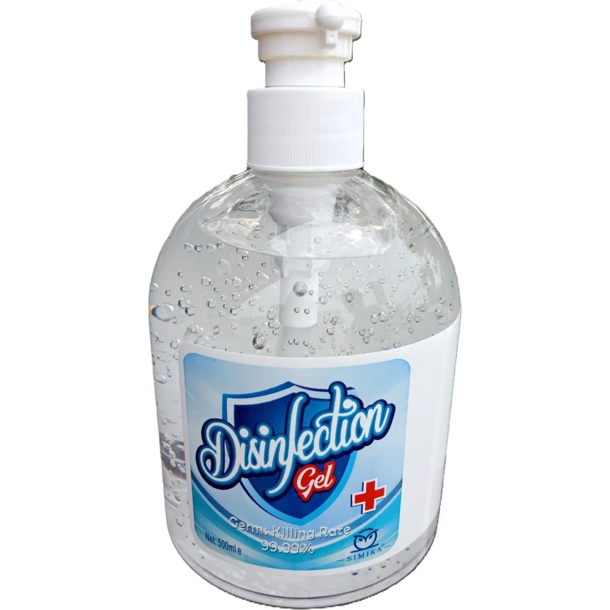 Simika Hånddesinfektion Gel 500ml 75% Ethanol (6 stk.)