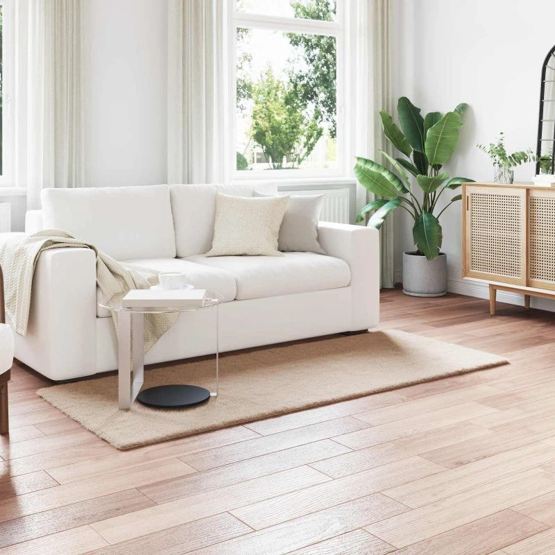 Fusk Kaninpels Tæppe Olite Gråbrun 80x200 cm