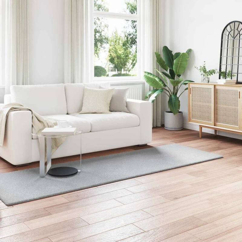 Faux Kanin Pels Tæppe Olite Grå 80x250 cm