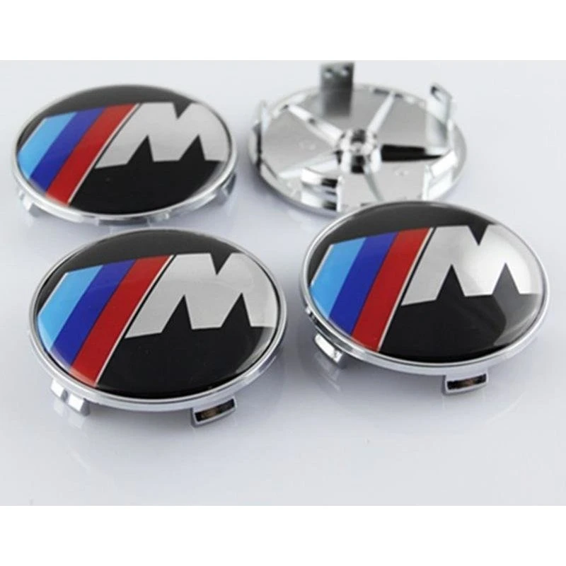 BMW M Logo Centerdæksler 68mm - 4-pak