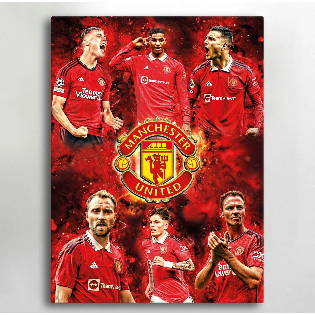 Manchester United Lærredsbillede - 40x30 cm