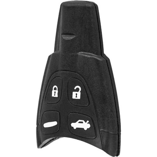 Nøgleskal kompatibel med Saab 9-3 og 9-5 - 4 knapper