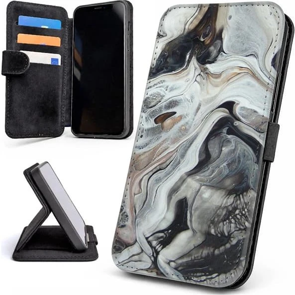 Samsung Galaxy A17 5G Etui med kortholder - Marmor