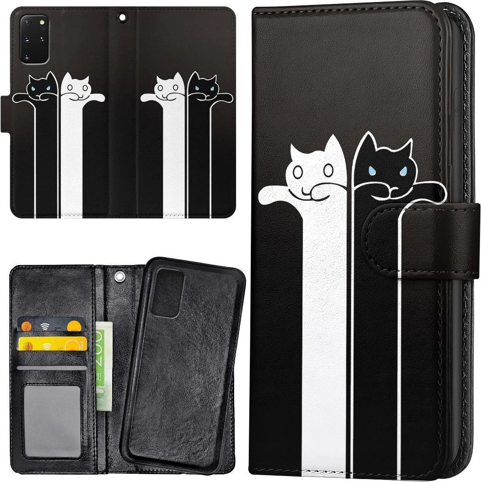 Samsung Galaxy S20 FE Cover med Kortholder og Katte-design