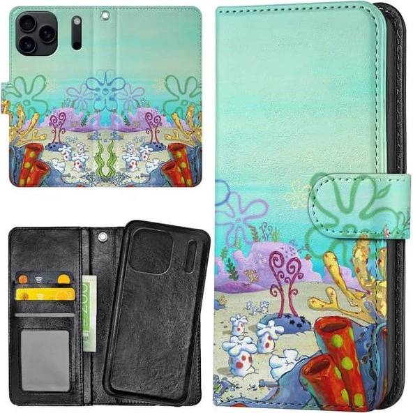 iPhone 17 Pro Cover med Svampebob Pungetui