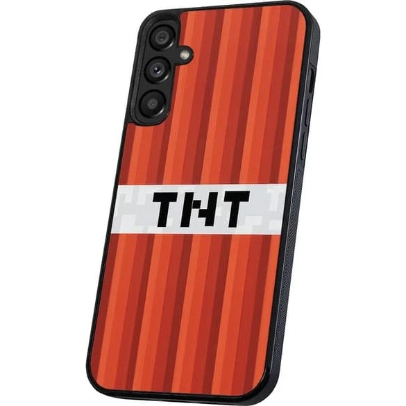 Samsung Galaxy A54 Minecraft TNT Mobilcover - Sort