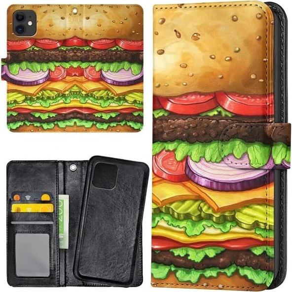 iPhone 12/12 Pro Mobilcover med Pung og Kortholder