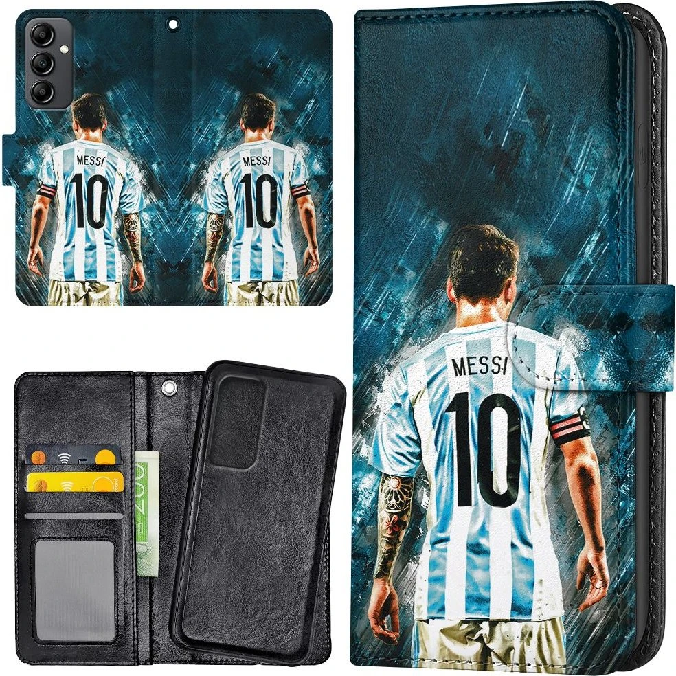 Samsung Galaxy A15 Messi Mobilcover med Pungetui