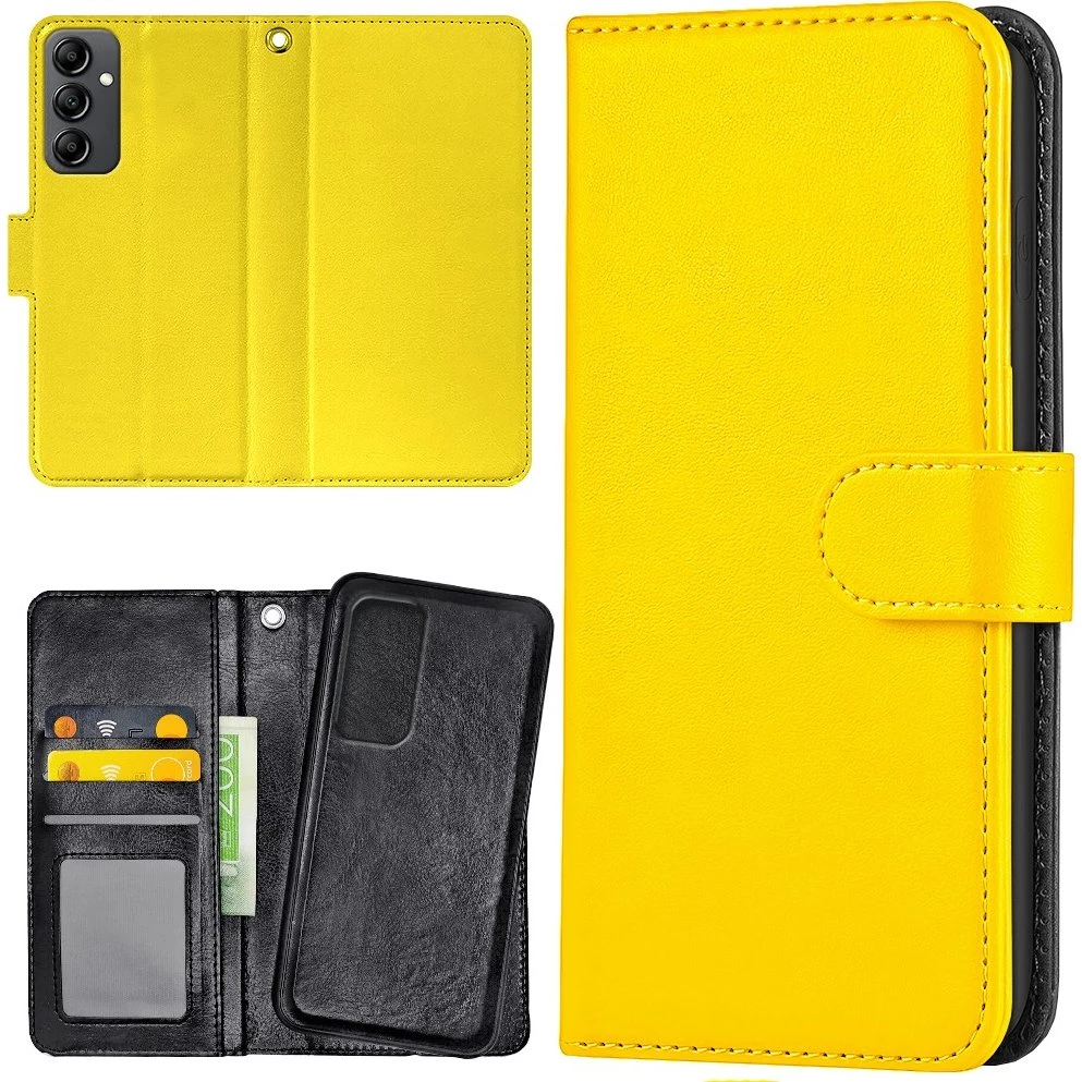 Samsung Galaxy A25 5G Cover med Pung - Gul
