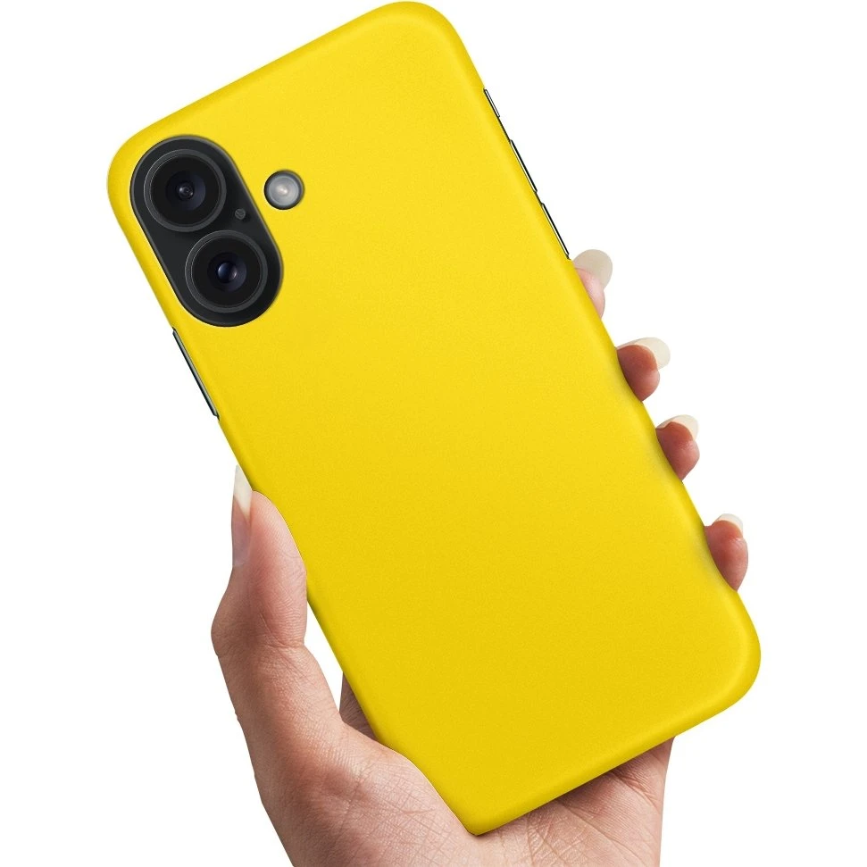 iPhone 16 Plus Mobilcover - Gul