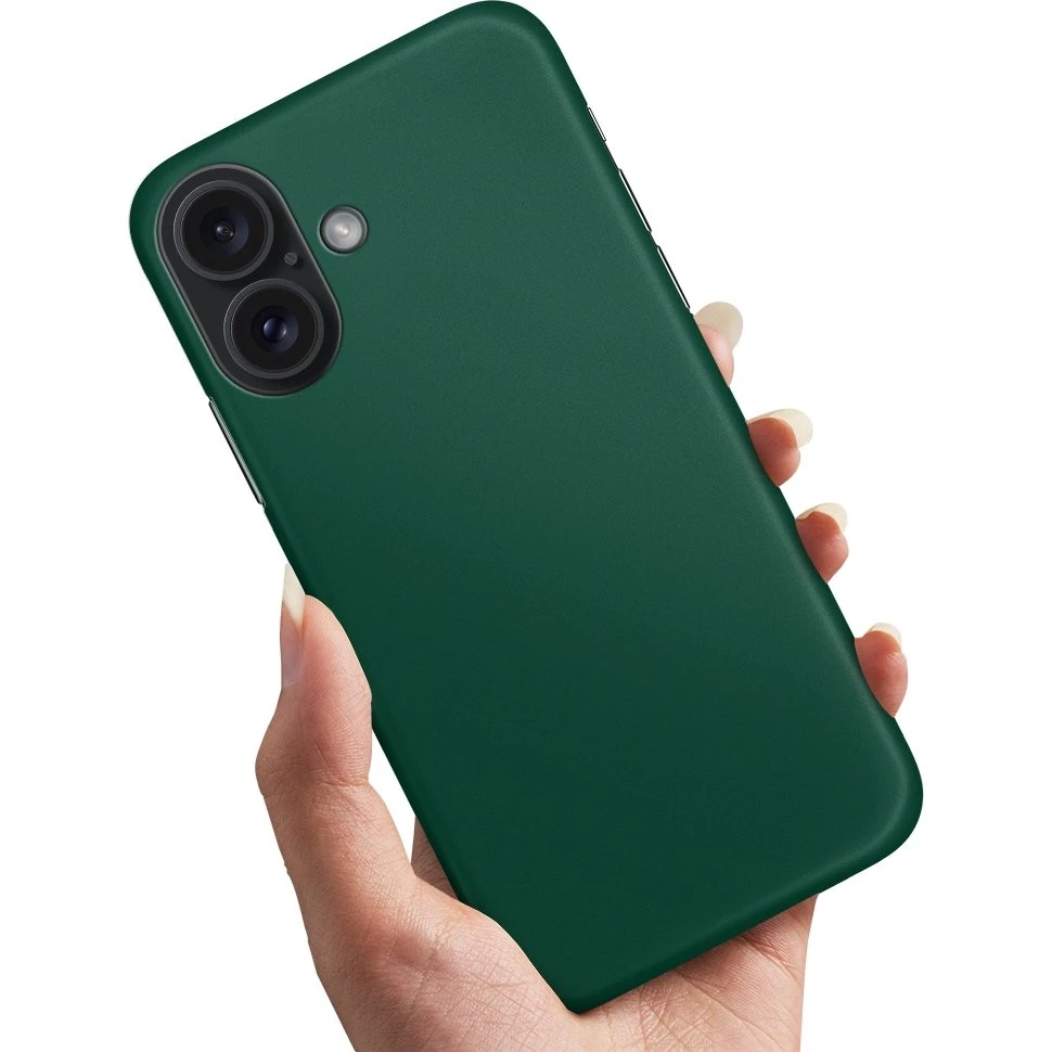 iPhone 16 Cover - Mørkegrøn