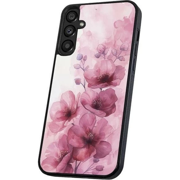 Samsung Galaxy S25 FE Cover - Flowers - Sort