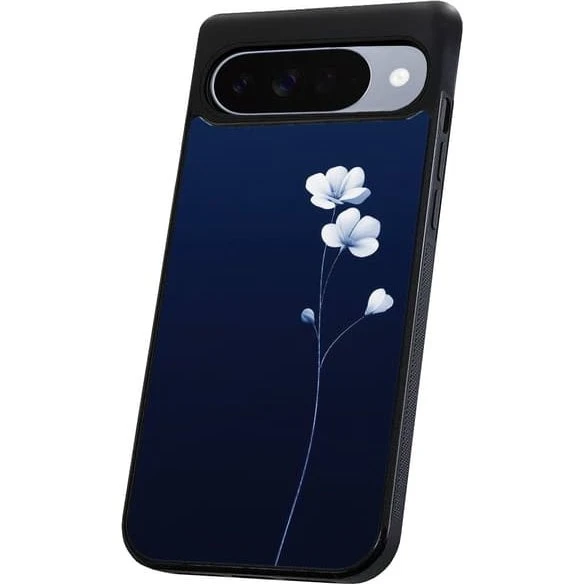 Google Pixel 10/10 Pro Mobilcover - Flower Black