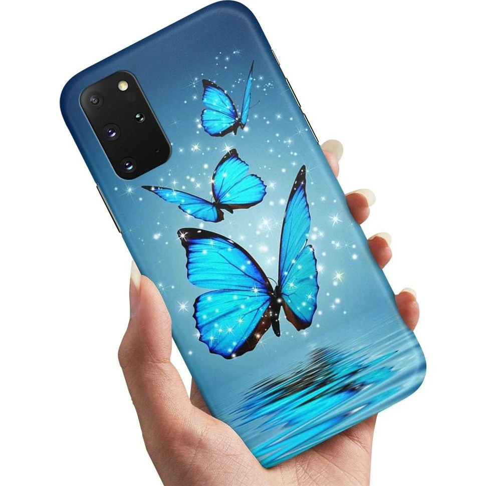 Samsung Galaxy A51 Cover - Glitrende Sommerfugle