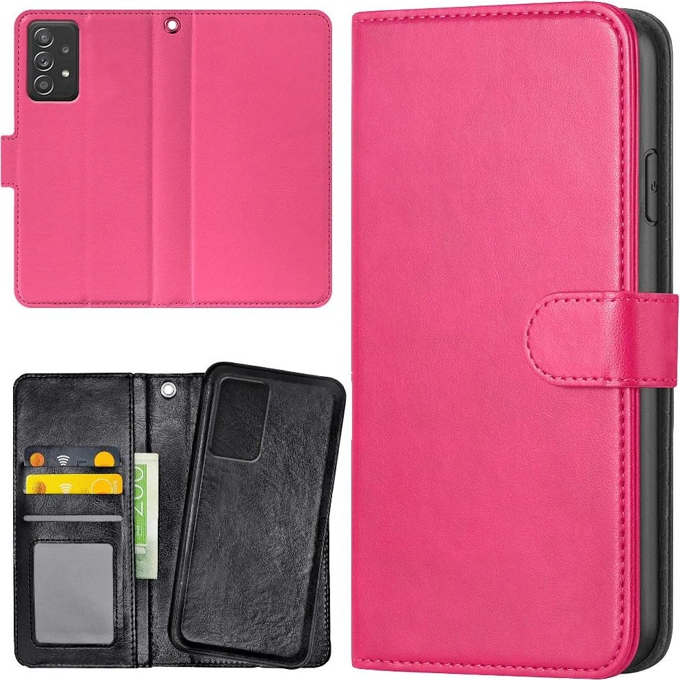 Samsung Galaxy A53 5G Cover med kortholder - Rosa