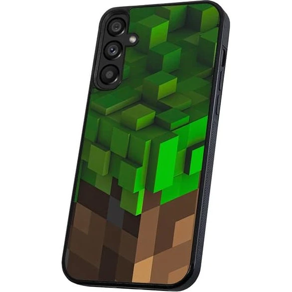 Samsung Galaxy A16 Minecraft Mobilcover - Sort