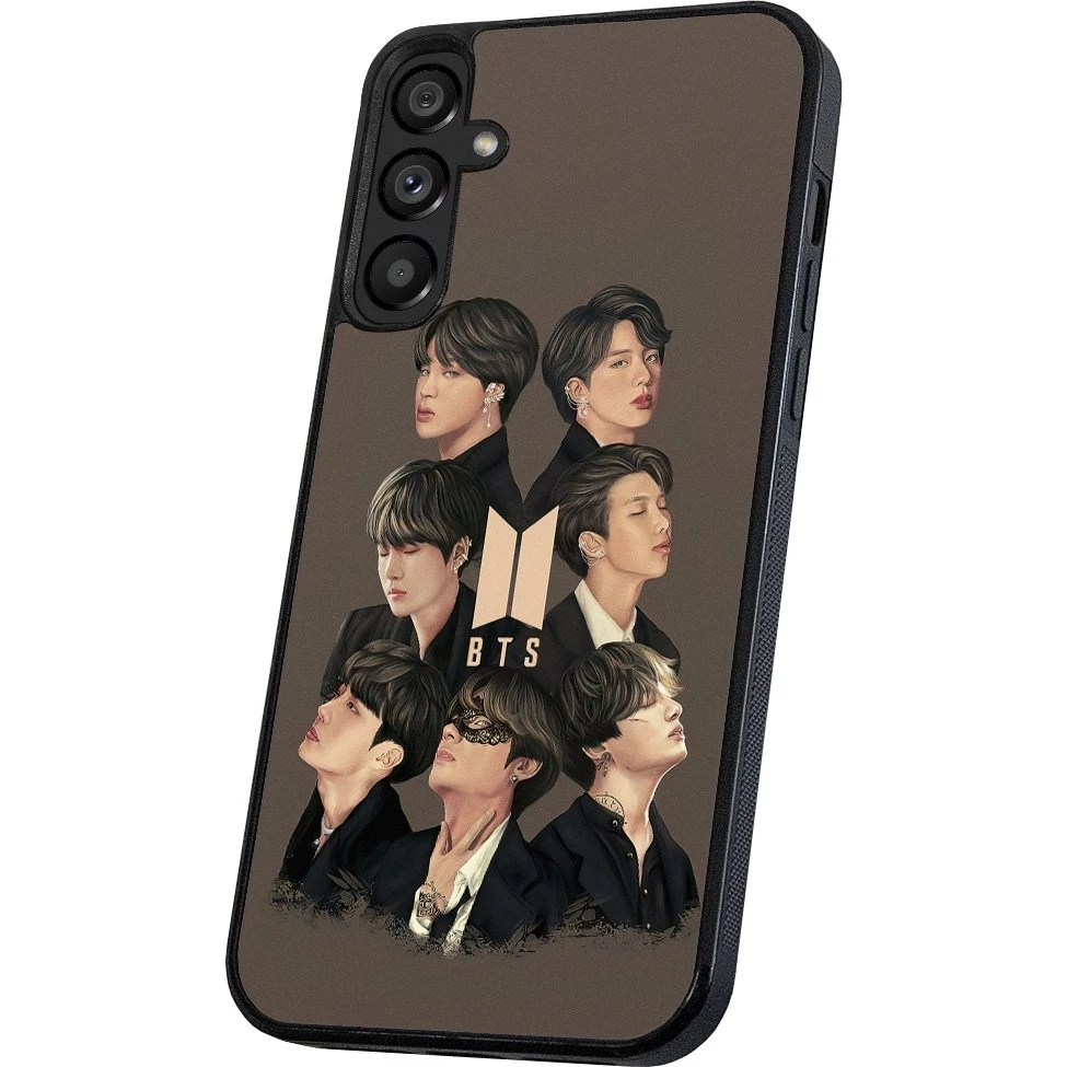 Samsung Galaxy S24 Cover BTS - Sort med rillede sider