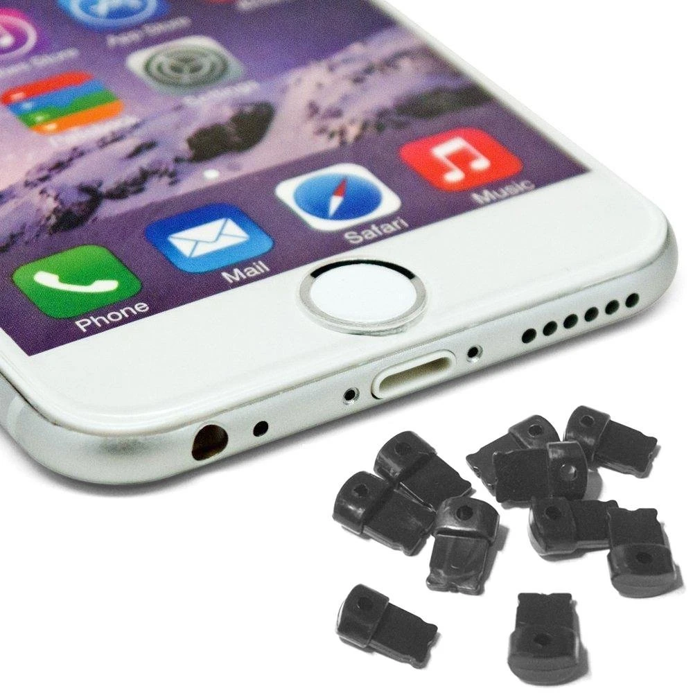 10-pak Støvbeskyttelsesprop til iPhone og Lightning-enheder