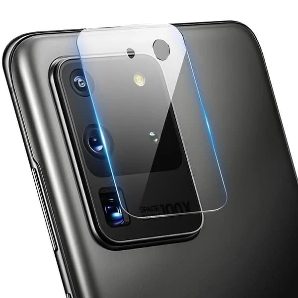 Samsung Galaxy S20 Ultra Kamera Beskyttelse - 2 stk. Hærdet Glas