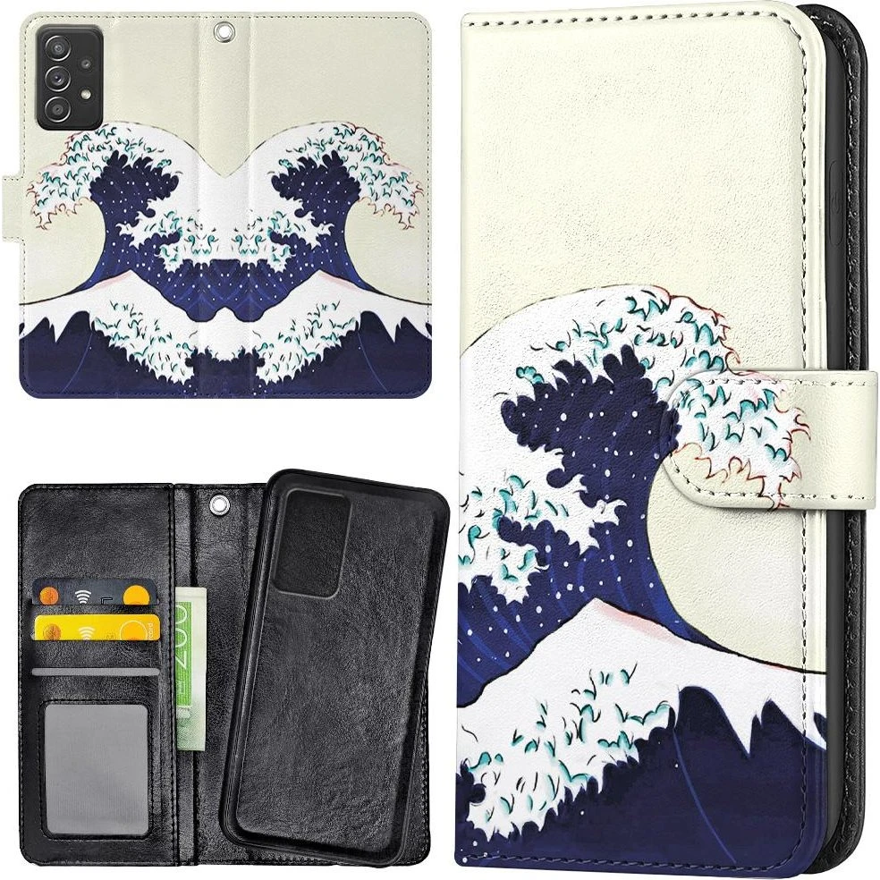 Samsung Galaxy A53 5G Cover med Pung - Flodbølge