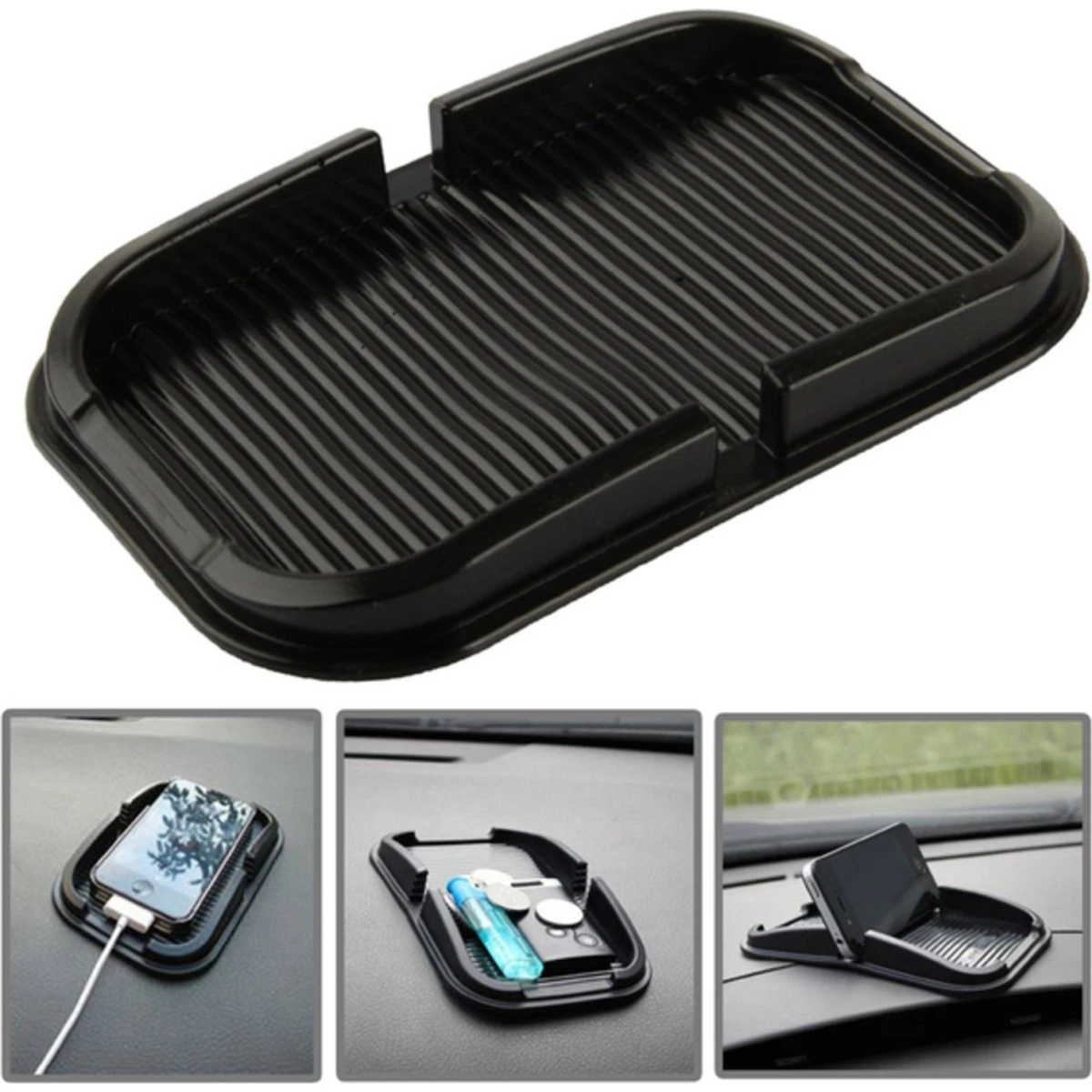 Anti-Slip Silikone Mobilholder til Bil