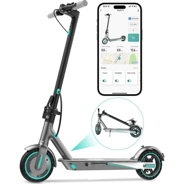 OOK-TEK V8 KickScooter Elsparkcykel - 30 km/t