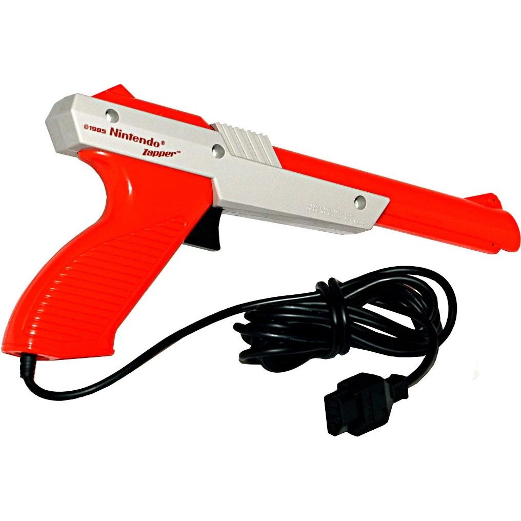 Nintendo Zapper Lyspistol Orange - NES (Brugt)