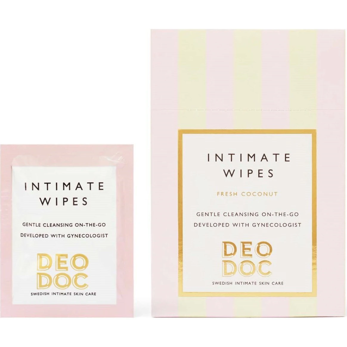 DeoDoc Fresh Coconut Intimate Deowipes