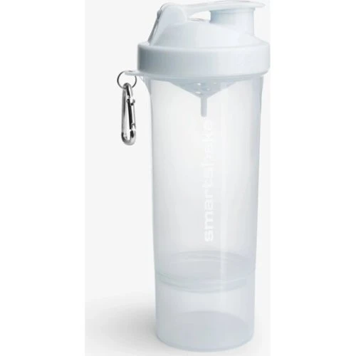 SmartShake Slim Shaker med beholder, hvid, 500 ml