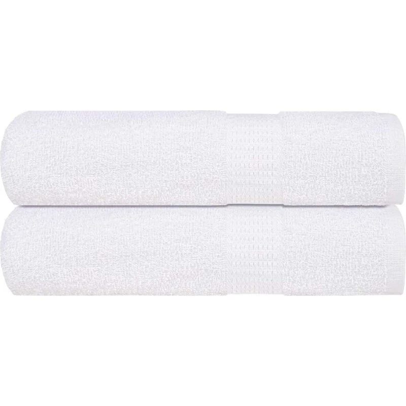 FROGN brusehåndklæder 2 stk. 70x140 cm, 360 GSM - hvid