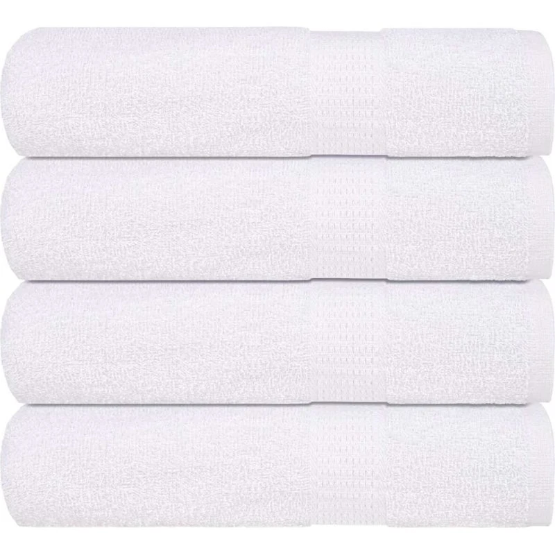 FROGN brusehåndklæder 4 stk. hvid 70x140 cm 360 gsm