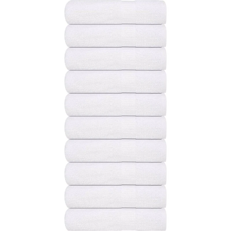 FROGN brusehåndklæder 10 stk. hvid 70x140 cm 360 gsm