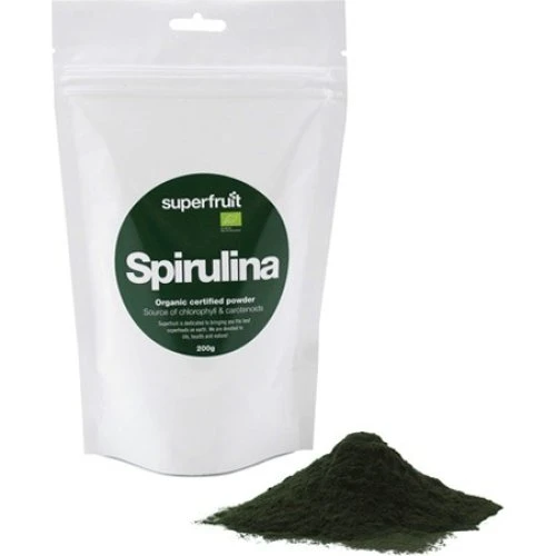 SuperFruit Spirulina Økologisk Pulver - 200 g