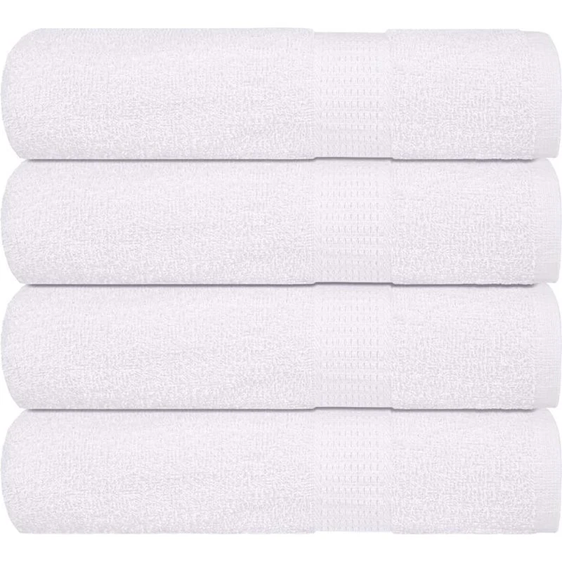 FROGN badehåndklæder 4 stk. 100x150 cm 360 gsm - hvid