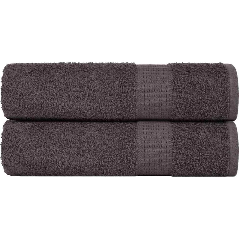 FROGN brusehåndklæder 2 stk antracit 70x140 cm 360 g/m²